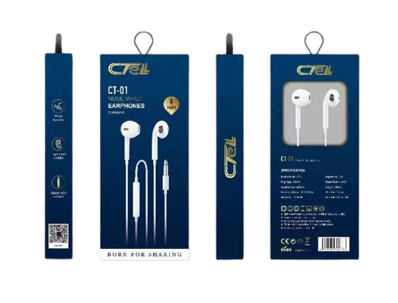 Celtell CT 01 Hand free Earphones