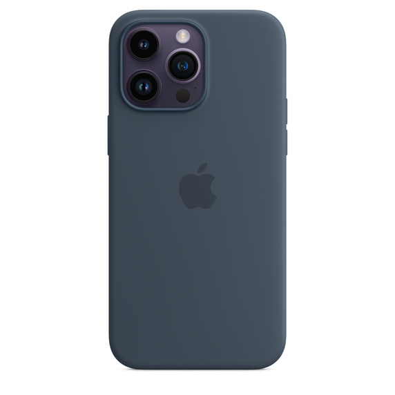 iPhone 14 Pro Max Silicone Case - Storm Blue