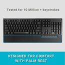 Rapoo x1960 wireless spill-resistant keyboard and mouse combo - black - Image 3