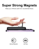 Power Bank with Ring Holder Magnetic Wireless JR-W050 20W 10000mAh - Image 2