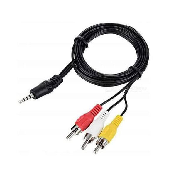 3 in 1 RCA Audio and Video Cable 1.5 M