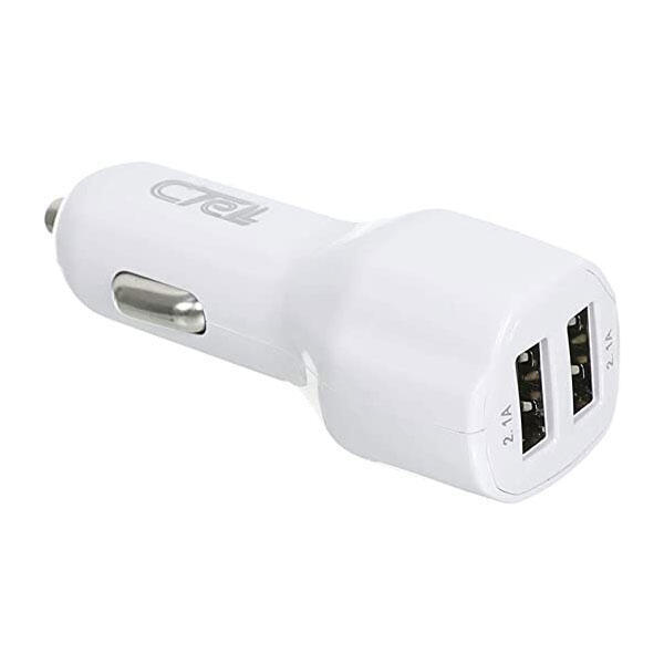 CellTel Ct-605 Car Charger with 2 USB Ports
