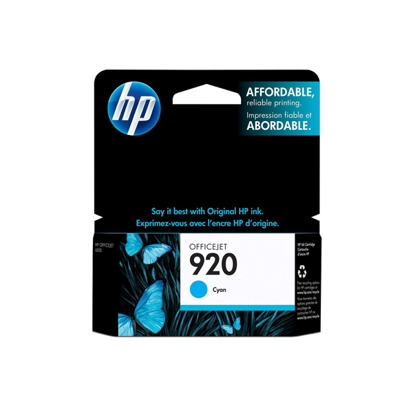 HP 920 Cyan Ink Cartridge