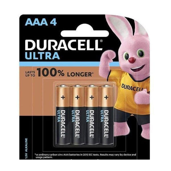 Duracell 4 AAA Batteries