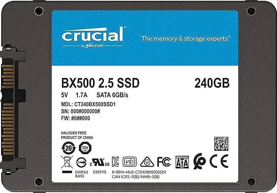 Crucial BX500 240GB  2.5-inch