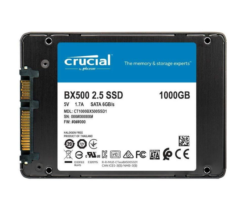 Crucial BX500 1000GB  2.5-inch