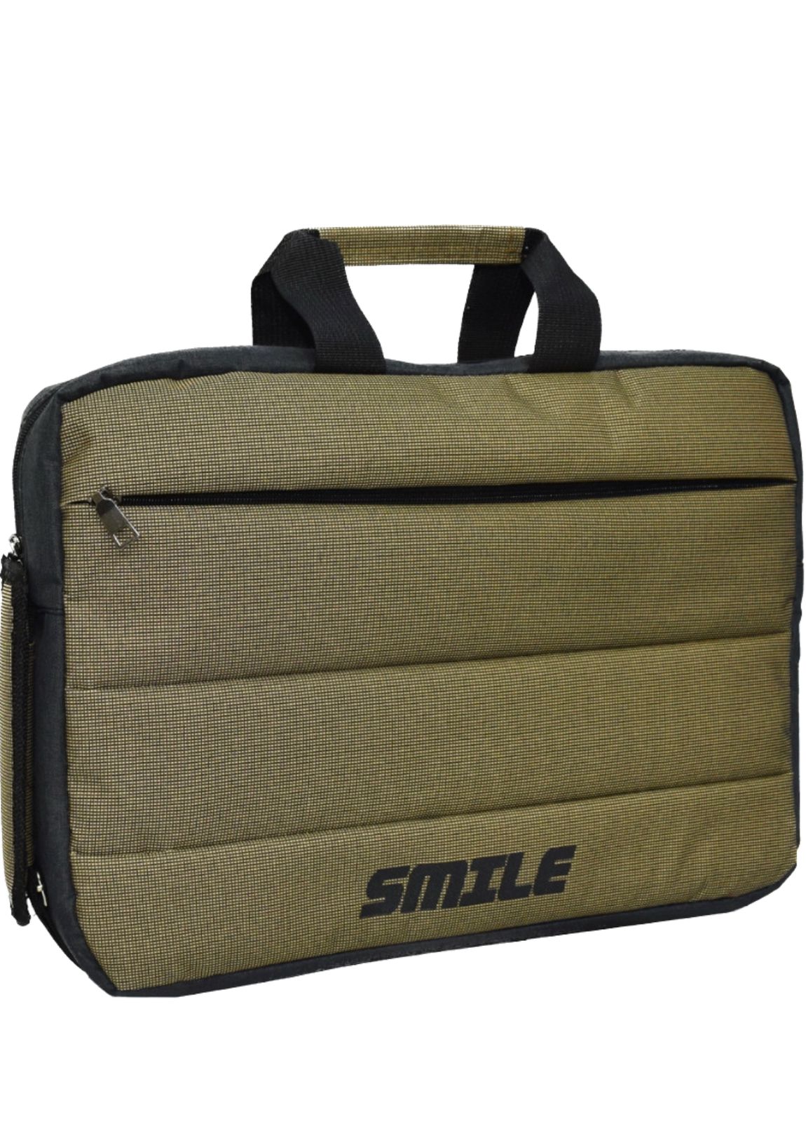 Smile Laptop bag Cross Shoulder Beige