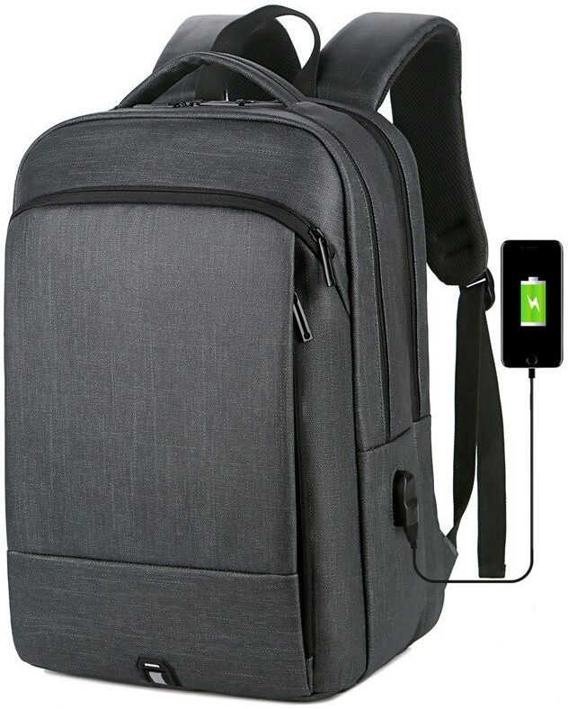 Meinaili 15.6" Laptop Backpack Outdoor School Waterproof - 2024 Dark Gray