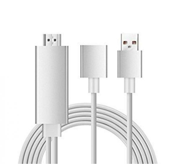 HDTV Cable HDMI HD Video Adapter 1080P Smart Converter Cable for Apple, Android and IPhone HD Plug and Play