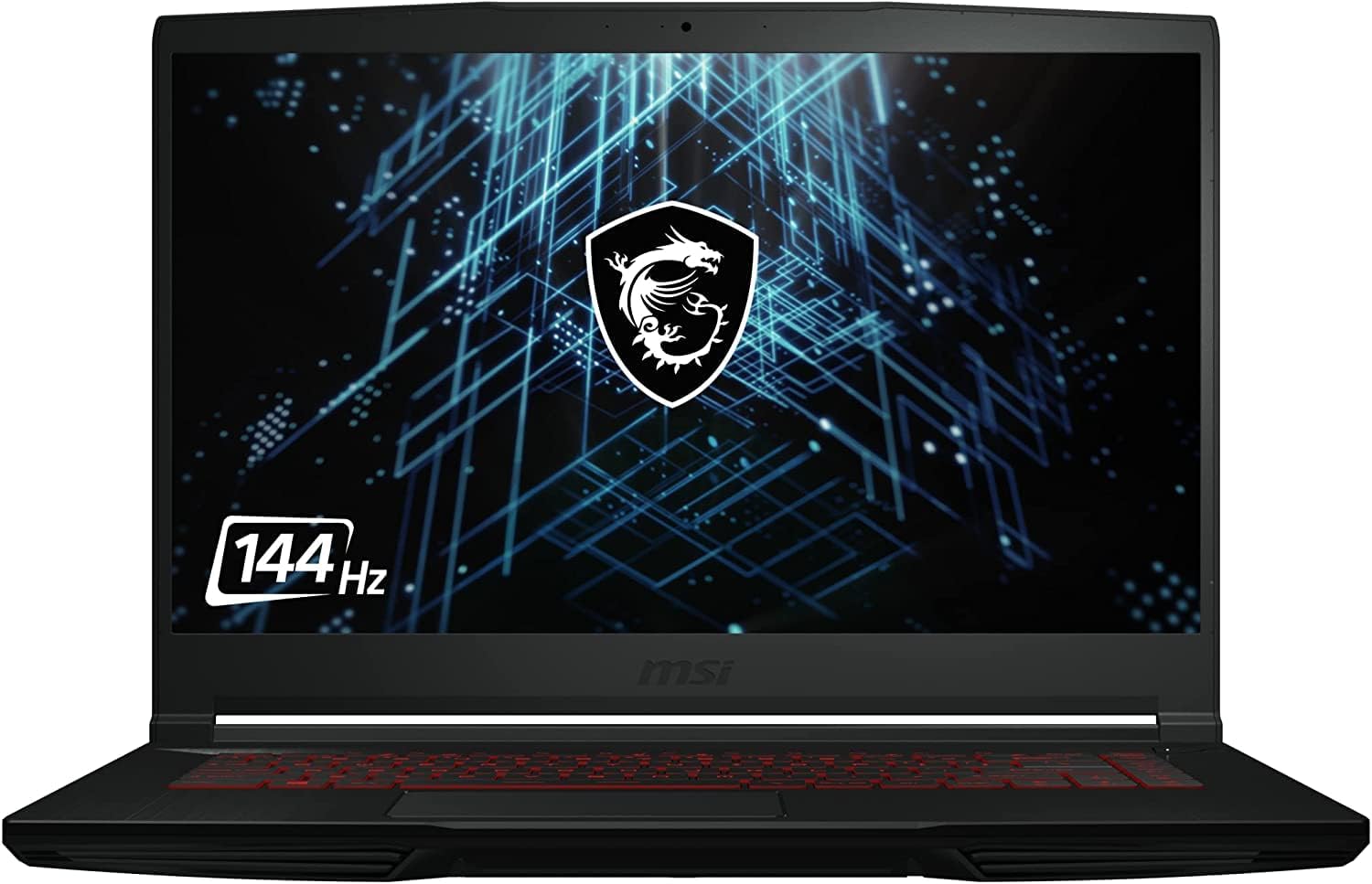 MSI GF63 Thin12VE Gaming Laptop, Intel core i7-12650H, 15.6 Inch, 1TB NVMe SSD, 16GB RAM, RTX 4050, GDDR6 6GB, Windows® 11 Home, Eng/Arabic KB - Black