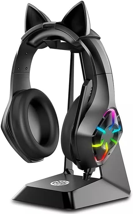 Desktop Gaming Headset Display Stand - ABS with Solid Base | Black