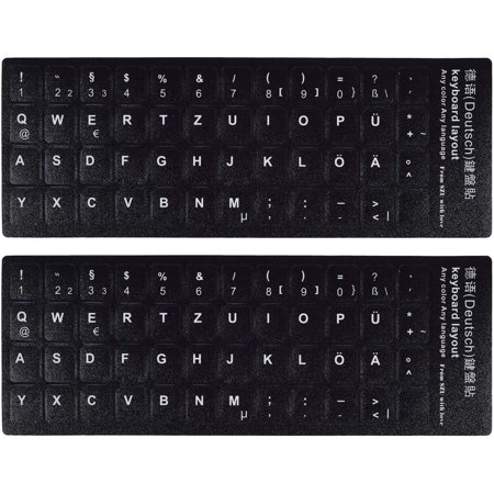 German Keyboard Stickers