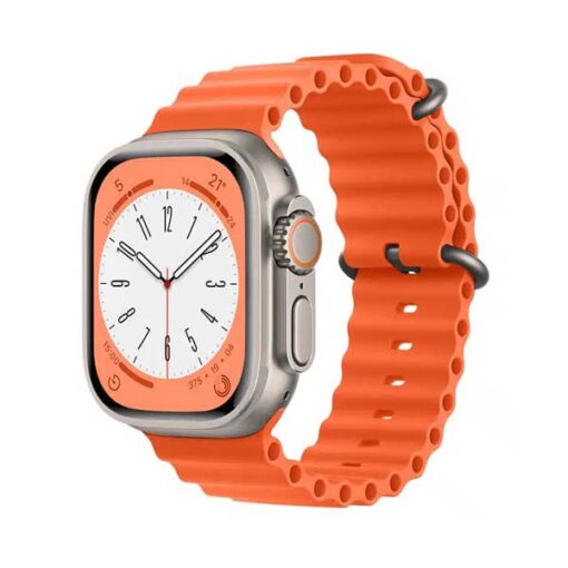TW8 Ultra Smart Large 1.96 Inch / 49 mm Watch with 2 Silicone Bands with Wireless Charging and Bluetooth Feature