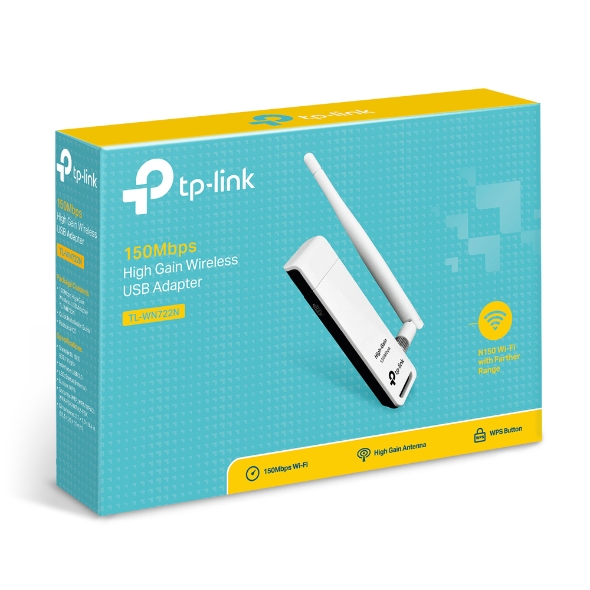 TP-LINK TL-WN722N Wi-Fi dongle USB 2.0 150 Mbps